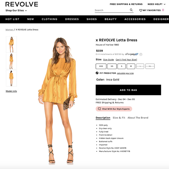 House of Harlow 1960 Dresses & Skirts - NEW House of Harlow 1960 X REVOLVE Lotta Dress